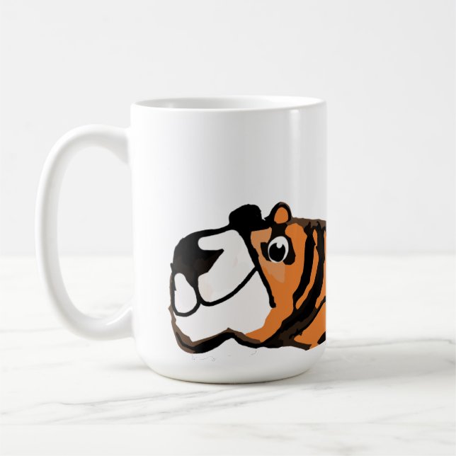 Caneca De Café Roar-somely Cute Tiger Mug (Esquerda)