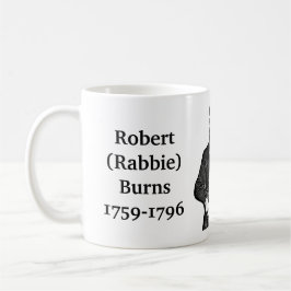 Caneca De Café Robert Burns cita pintores poetas e mentiras