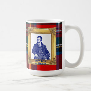 Caneca De Café Robert Burns Supper Royal Stewart Xadrez Jan 25
