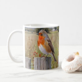 Caneca De Café Robin Bird Mug