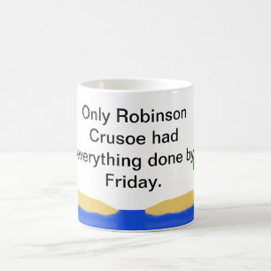 Caneca De Café Robinson Crusoe