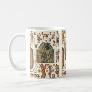 Caneca De Café Robinson Crusoe, Vintage, Brinquedos vitorianos de