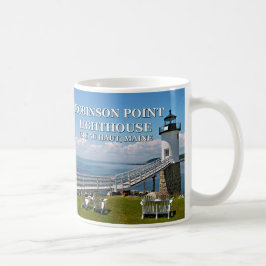 Caneca De Café Robinson Point Lighthouse, Isle Au Haut, Maine Mug