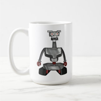 caneca de café robo