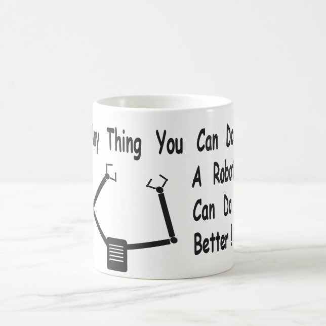 Caneca De Café Robô (Centro)