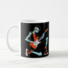 Caneca De Café Robô Guitarista