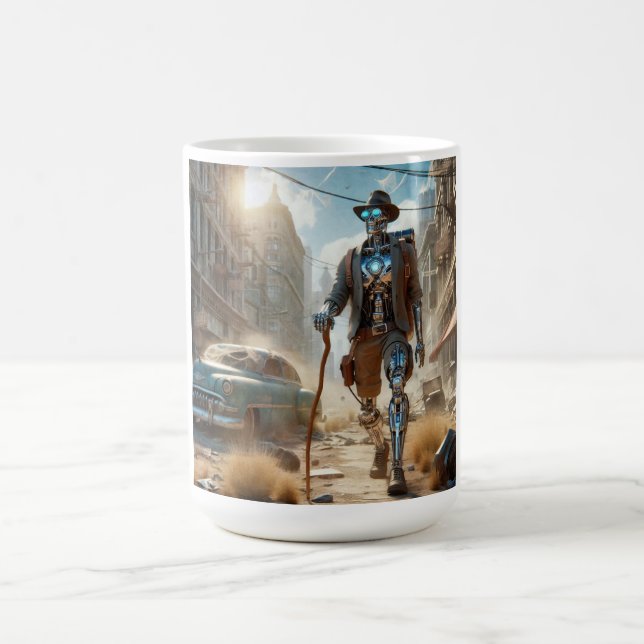 Caneca De Café Robô na Cidade Fantasma (Centro)