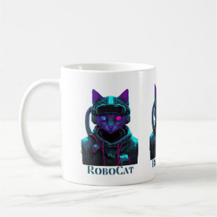 Caneca De Café RoboCat - Cat
