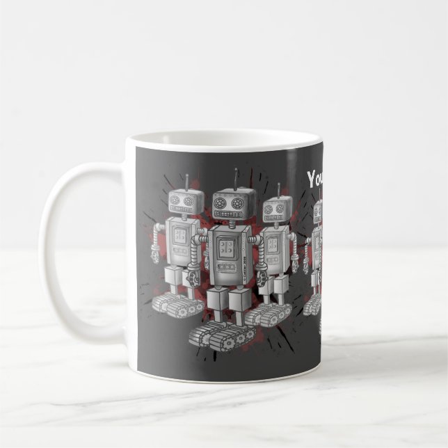 Caneca De Café Robot Brigade Mug (Esquerda)