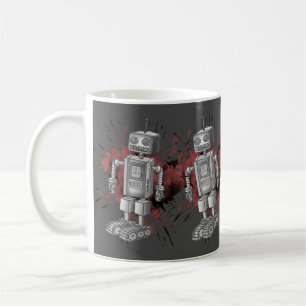 Caneca De Café Robot Seven Mug