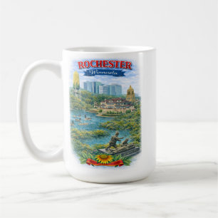 Caneca de Café Roch Rochester MN Pontos Turísticos