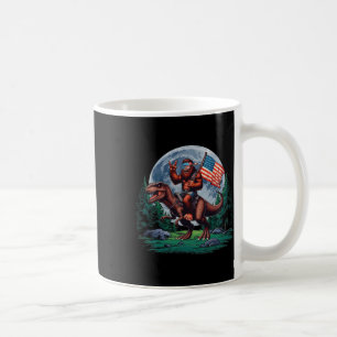 Caneca De Café Rocha Bigfoot No Cheio T-rex Da Bandana Que Andam