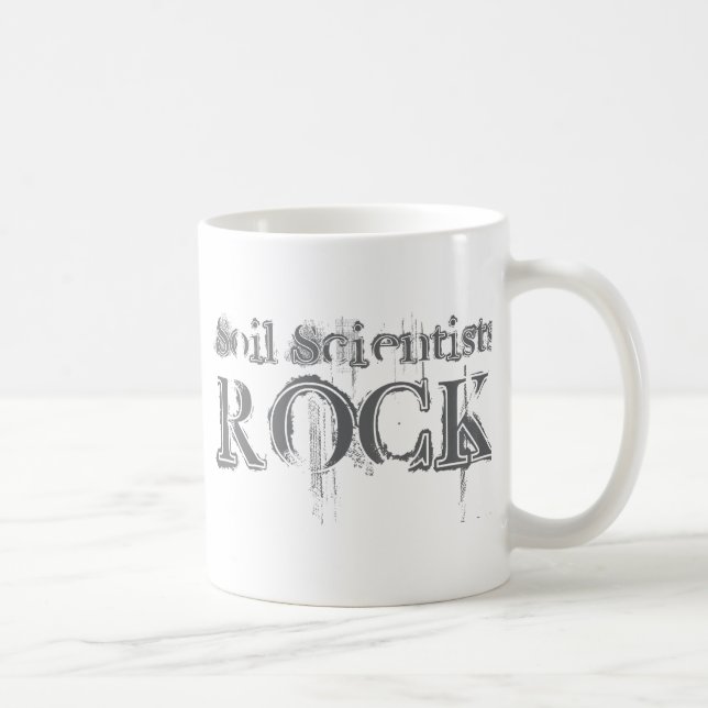 Caneca De Café Rocha dos cientistas do solo (Direita)