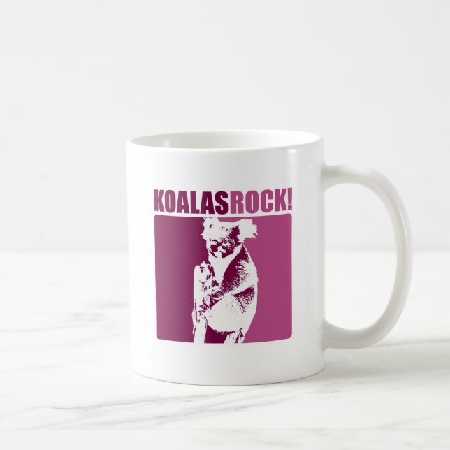 Caneca De Café Rocha dos Koalas! (Direita)