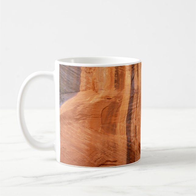 Caneca De Café Rocha Listrada do Double Arch Alcove II em Zion (Esquerda)