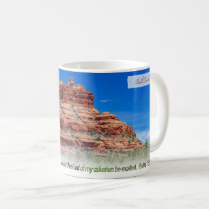 Caneca De Café Rocha Sino Salmo 18:46 KJV