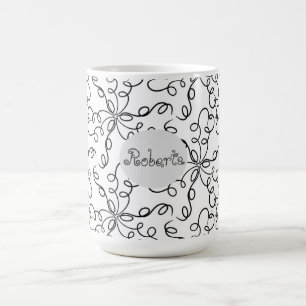 Caneca De Café Rochas brancas e pretas