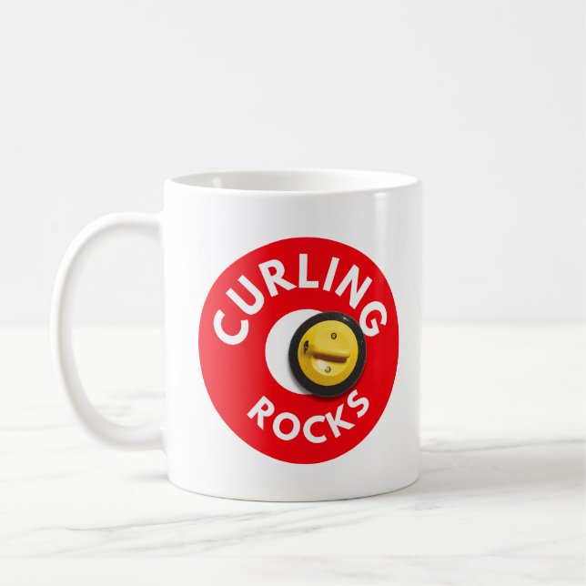 Caneca De Café Rochas Curling (Esquerda)