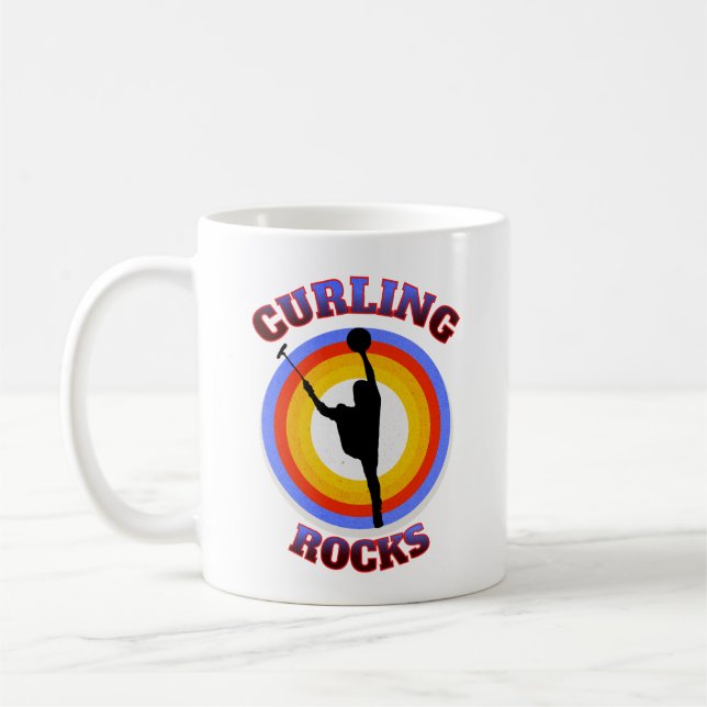 Caneca De Café Rochas Curling (Esquerda)