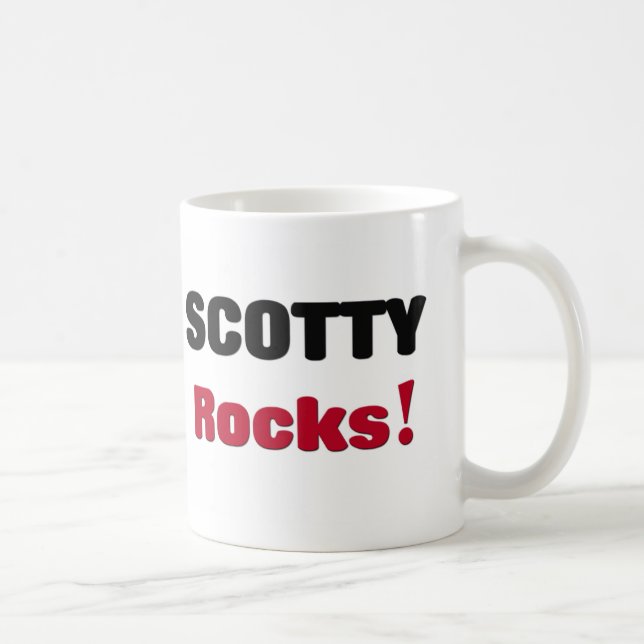 Caneca De Café Rochas de Scotty (Direita)