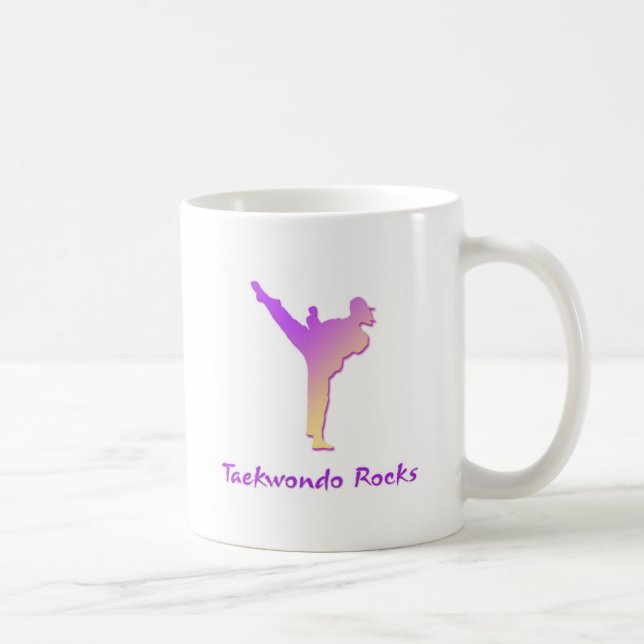 Caneca De Café Rochas de Taekwondo (Direita)