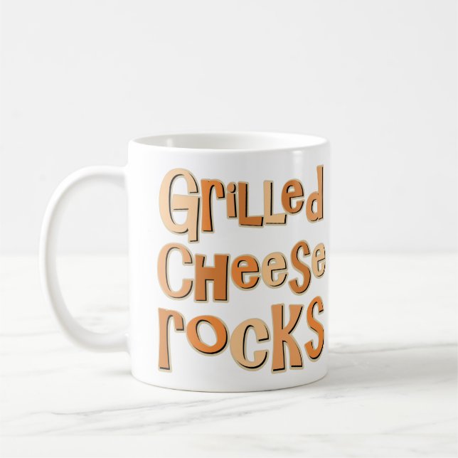 Caneca De Café Rochas grelhadas do queijo (Esquerda)