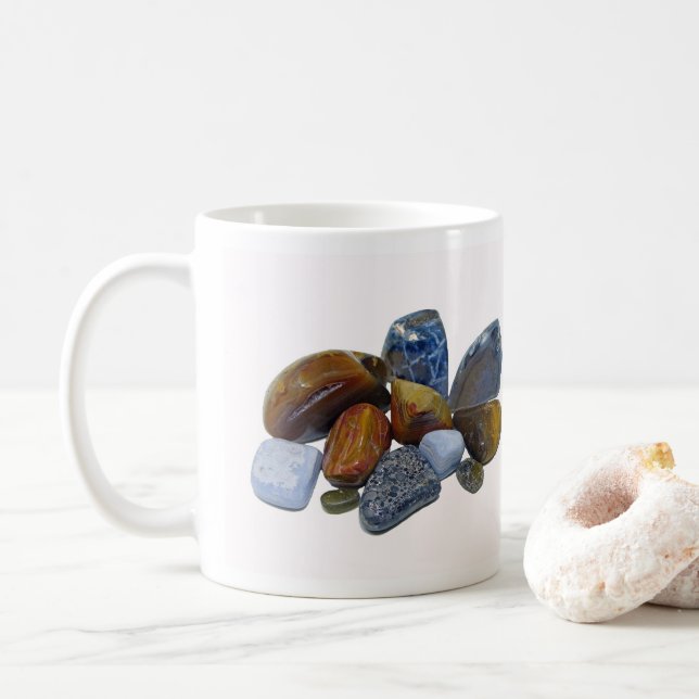 Caneca De Café Rochas Polidas (Com Donut)
