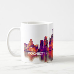 Caneca De Café Rochester New York Skyline