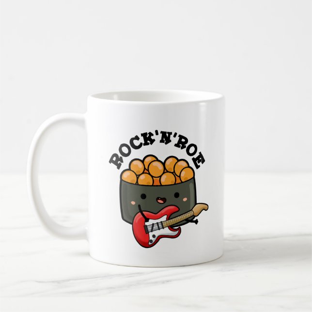 Caneca De Café Rock E Roe Funny Sushi Pun (Esquerda)