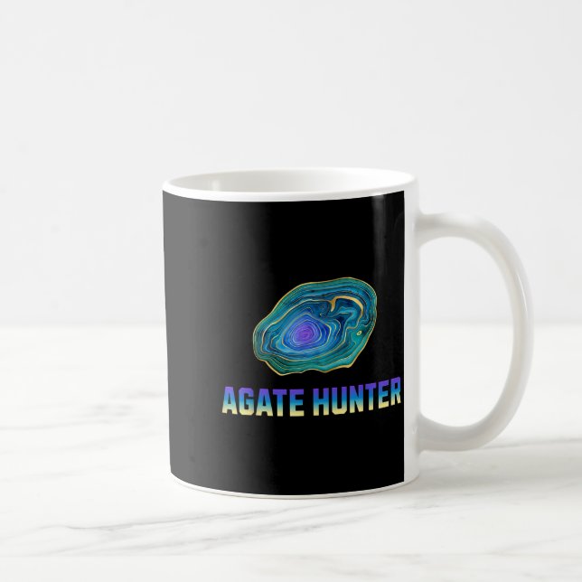 Caneca De Café Rock Hunting Rock Collector Agate Geology Agate Hu (Direita)