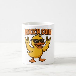Caneca De Café Rock’n Duck – Attitude garantie Tasse