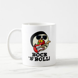 Caneca De Café Rock n Roll Funny Sushi Roll Pun