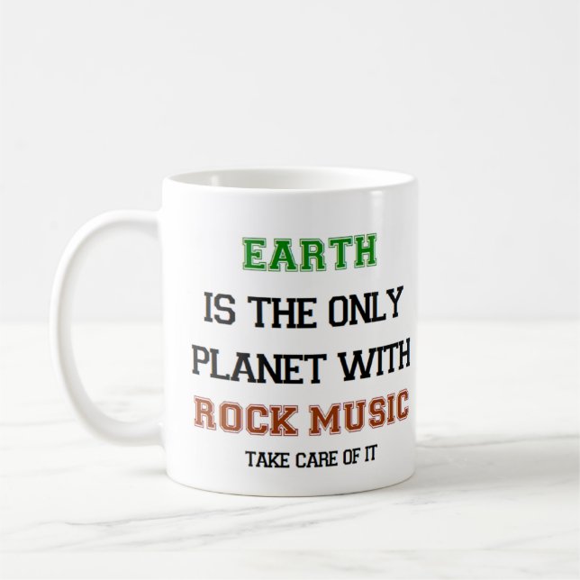 Caneca De Café rock, só terra (Esquerda)