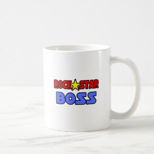 Caneca De Café Rock Star Boss