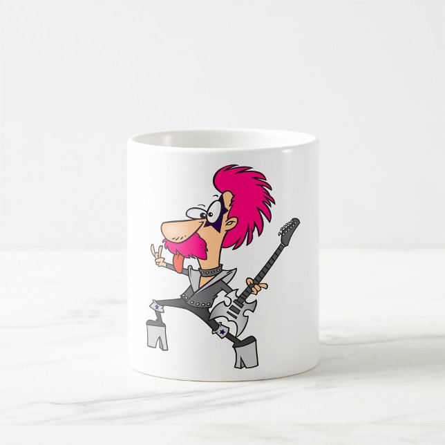 Caneca De Café Rock Star Impersonator Rocker Musical Coffee Mug (Criador carregado)