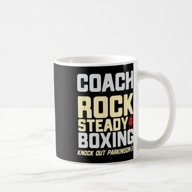 Caneca De Café Rock Steady Boxing Coach Beat Parkinson (Direita)