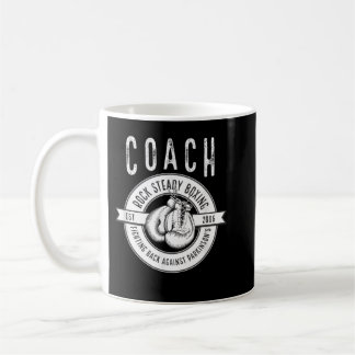 Caneca De Café Rock Steady Boxing Coach Fight Parkinson