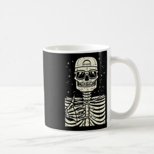 Caneca De Café Rocker Skeleton Rock Legal Halloween Men
