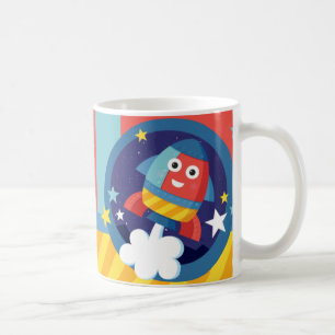 Caneca De Café Rocket feliz