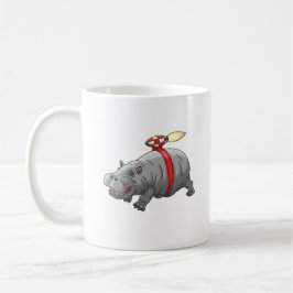 Caneca De Café Rocket Hippo Birthday