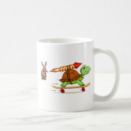 Caneca De Café Rocket propeliu a tartaruga e a lebre