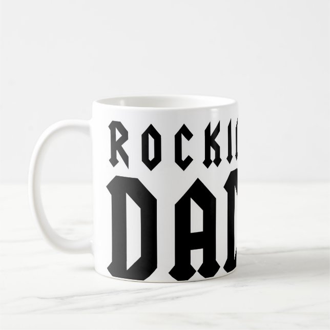 Caneca De Café Rockin Pai Mug (Esquerda)
