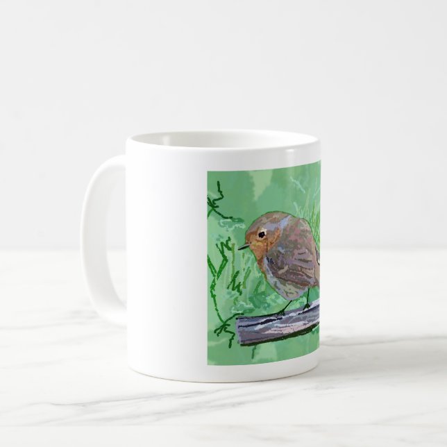Caneca De Café Rockin Robin (Frente Esquerda)