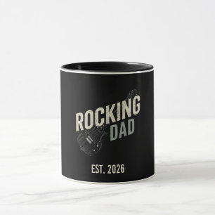 Caneca de Café Rocking Dad Vintage Guitar - Person