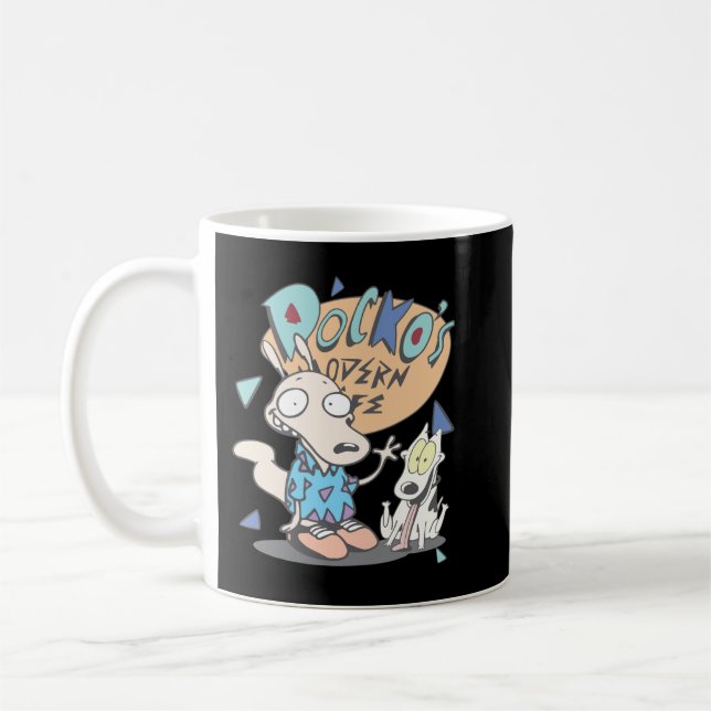 Caneca De Café Rockos Modern Life (Esquerda)