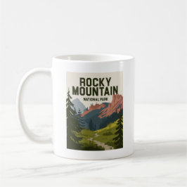 Caneca De Café Rocky Mountain National Park Colorado