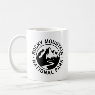 Caneca De Café Rocky Mountain National Park Emblem