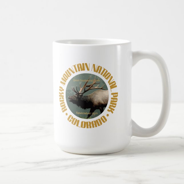 Caneca De Café Rocky Mountain NP (Direita)