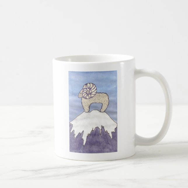Caneca De Café Rocky Mountain Ram (Direita)