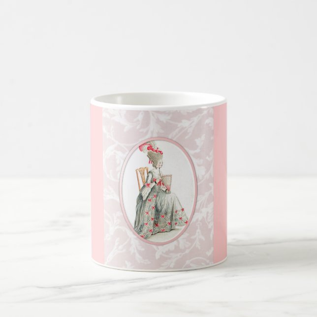 Caneca De Café Rococco Lady (Centro)